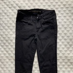 Black American eagle skinny jeans
